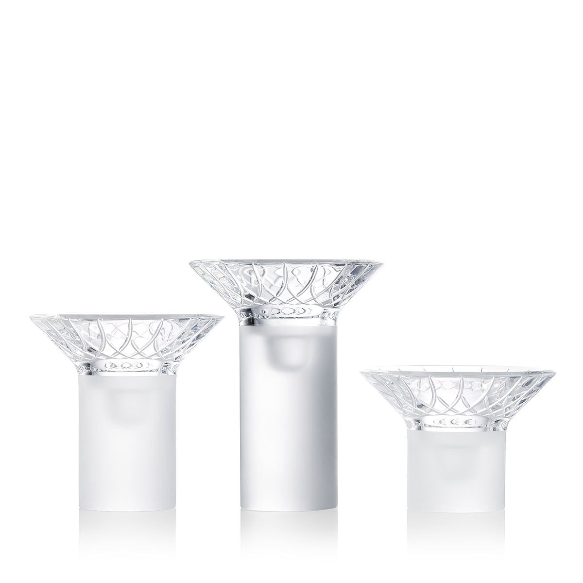 Waterford Lismore Arcus Candlestick, Set of 3